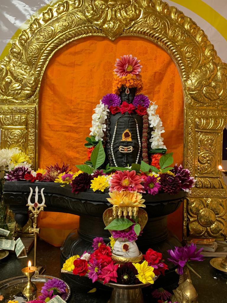 Monday’s Panchamukha Shiva Linga RudraAbhishekam @6:30 PM