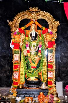 All Saturdays Balaji Abhishekam at Triad Hindu Temple